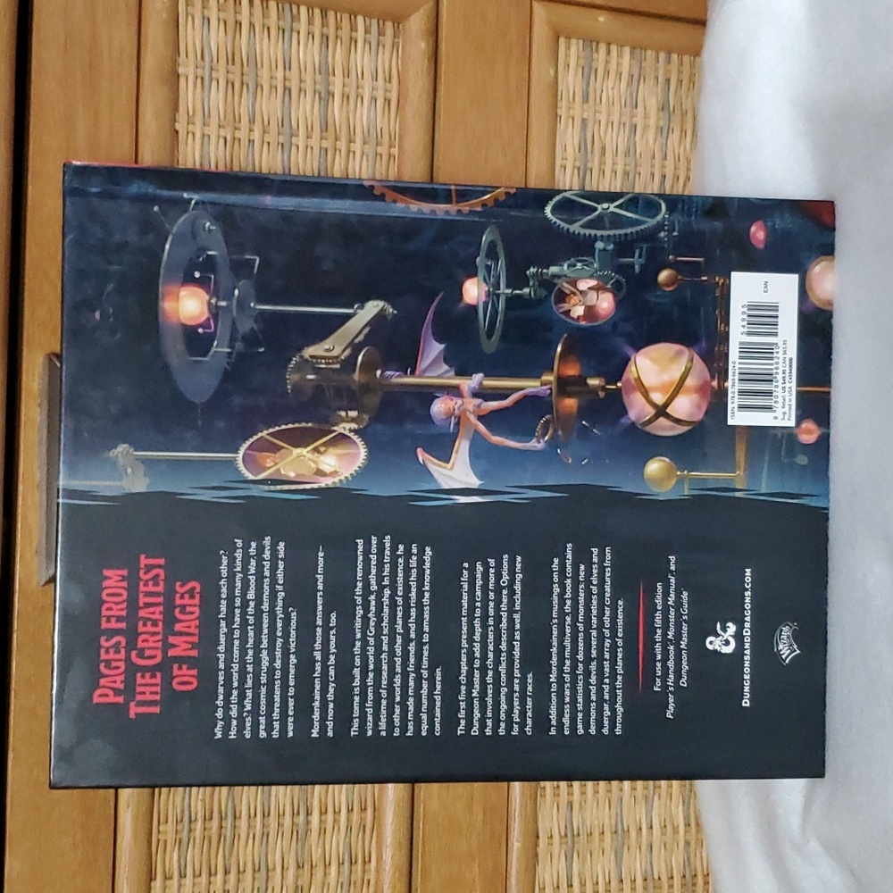 โญ๏ธ Dungeons & Dragons Mordenkainen's Tome of Foes Hardcover Book First Edition - Picture 3 of 10